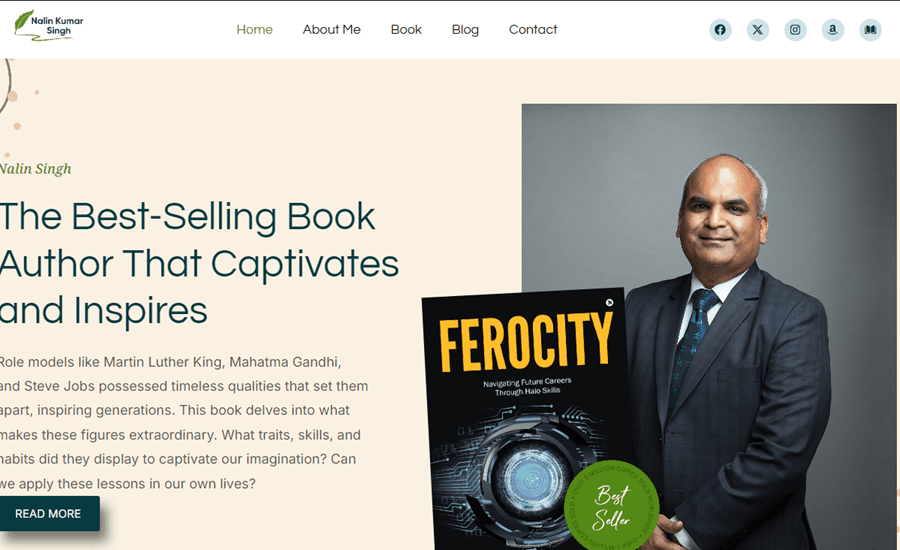 Nalin Sign - website design by iNext Digital